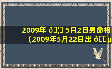 2009年 🦉 5月2日男命格（2009年5月22日出 🐵 生的孩子命运如何）